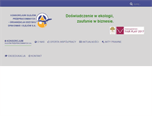 Tablet Screenshot of konsorcjum.jedlicze.com.pl